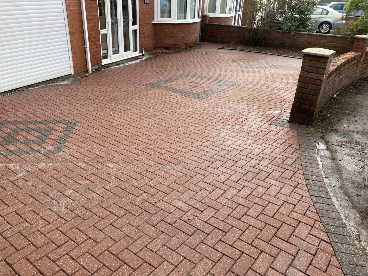 Cleaned Block Paving Driveway from Balo Jetwash